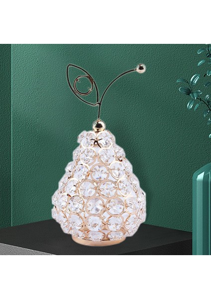 Kristal Meyve Süslem Armut Figürinler Masa Masa Üstü Dekorasyon Sekizgen Boncuklar (Yurt Dışından) indirimleri