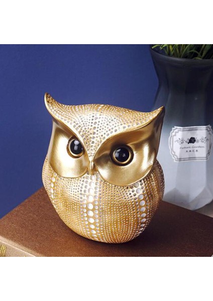 Şık Baykuş Heykel Süsü Heykel Heykel Ofis Sanat Eseri Beyaz (Yurt Dışından) fırsatları