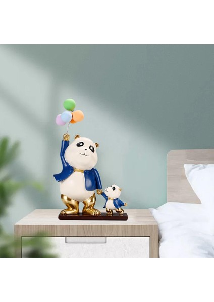 Yaratıcı Panda Heykeli Heykelcik Sanatı Balon Tv Stand Blue Için Balon Zanaat (Yurt Dışından) indirimleri