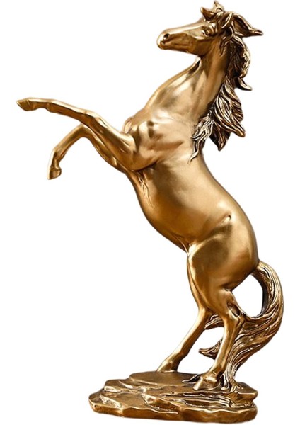 At Heykeli Figürinler Fengshui Masaüstü Dekor Altın Için Koleksiyon (Yurt Dışından) fiyatları