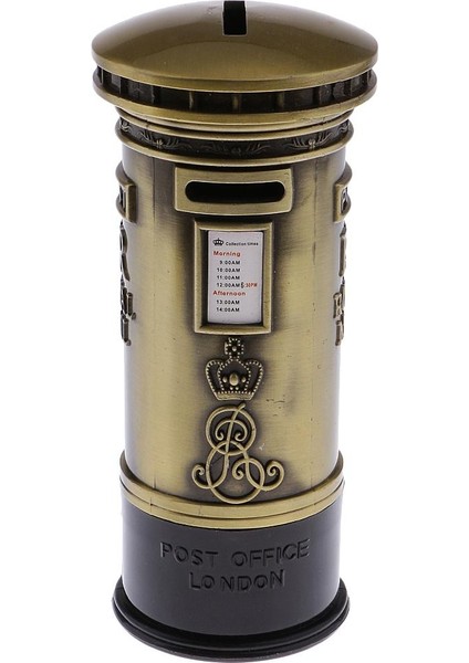 British Street Posta Kutusu Modeli Para Tasarısı Pot Kutusu Metal Piggy Bankası (Yurt Dışından)