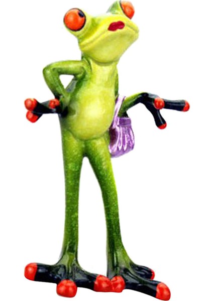 1 Adet 3D Kurbağa Reçine El Sanatları, Masa Dekorasyonu #1 (Yurt Dışından) fırsatları