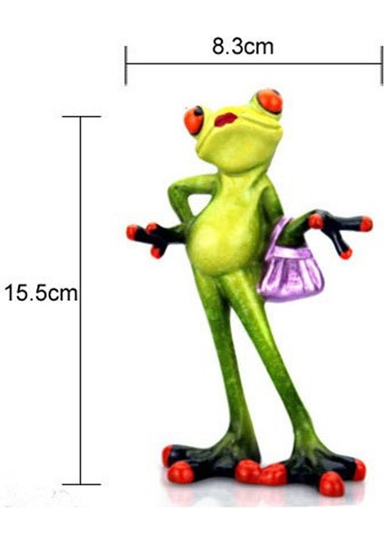 1 Adet 3D Kurbağa Reçine El Sanatları, Masa Dekorasyonu #1 (Yurt Dışından) indirimleri