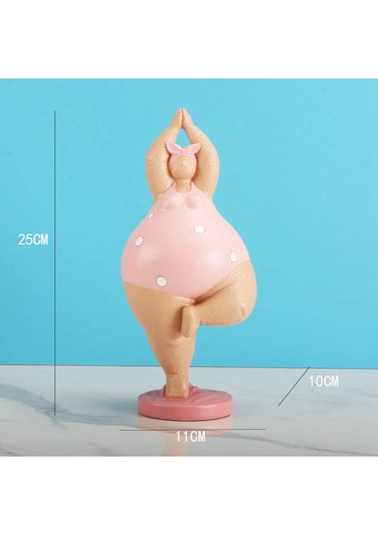 Yaratıcı Yoga Kız Heykeli Meditasyon Masa El Sanatları Ev Rafı Dekor Pembe A (Yurt Dışından) modelleri