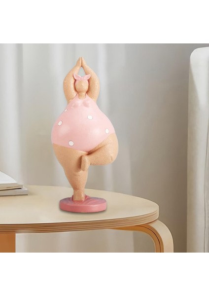 Yaratıcı Yoga Kız Heykeli Meditasyon Masa El Sanatları Ev Rafı Dekor Pembe A (Yurt Dışından) fırsatları