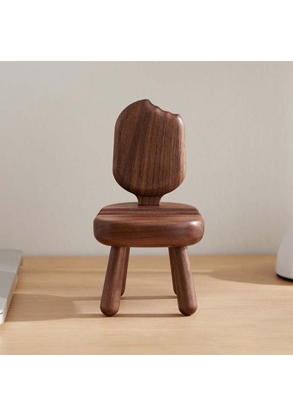 Yaratıcı El Sanatları Ahşap Evrensel Telefon Tutucu Heykeli Masa Masası Hediyesi (Yurt Dışından) modelleri