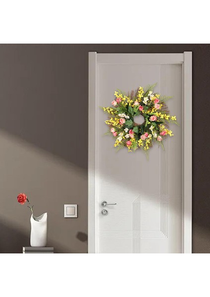 Ön Dekoratif 16 Inç Kış Çelenk Paskalya Yayını (Yurt Dışından) modelleri