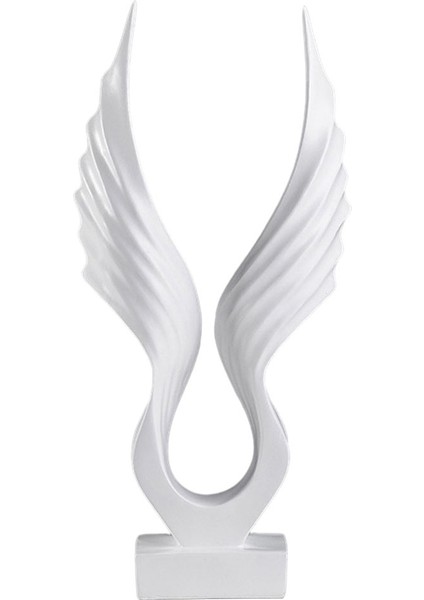 Reçine Heykel Fotoğraf Props Oturma Odası Heykeli Ev Dekorasyonu Beyaz (Yurt Dışından)