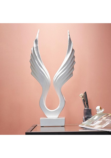 Reçine Heykel Fotoğraf Props Oturma Odası Heykeli Ev Dekorasyonu Beyaz (Yurt Dışından) fırsatları