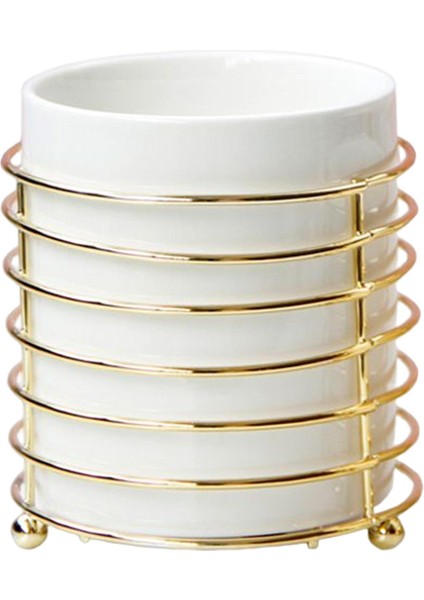 Ruj Makyaj Fırçası Tutucu Konteyner Ruj Kalemi Kalem Tutucu Yatak Odası Altın L (Yurt Dışından)