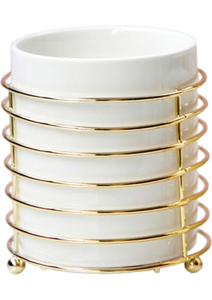 Ruj Makyaj Fırçası Tutucu Konteyner Ruj Kalemi Kalem Tutucu Yatak Odası Altın L (Yurt Dışından) fiyatları