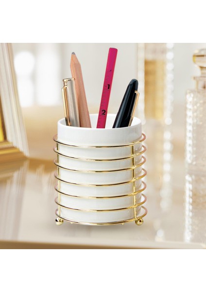 Ruj Makyaj Fırçası Tutucu Konteyner Ruj Kalemi Kalem Tutucu Yatak Odası Altın L (Yurt Dışından) fırsatları