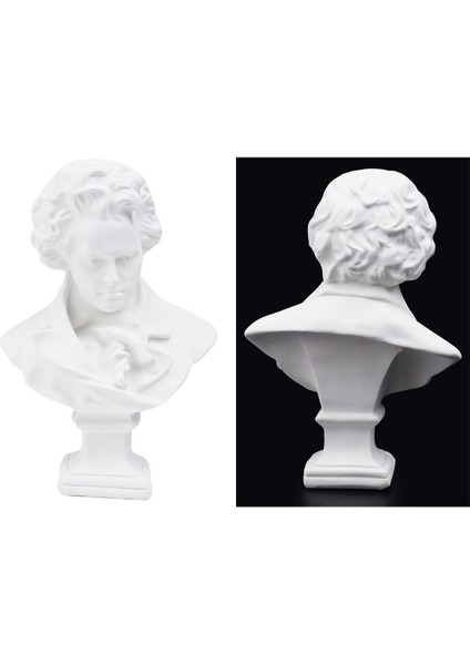 6 Inç Beethoven Reçine Büst Heykeli Heykel Heykel Kopyası Dayanıklı (Yurt Dışından) indirimleri