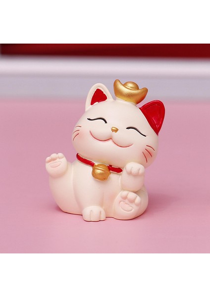 Şanslı Kedi Süsleri Feng Shui Servet Hoşgörme Servet Oturma Ayağı (Yurt Dışından)