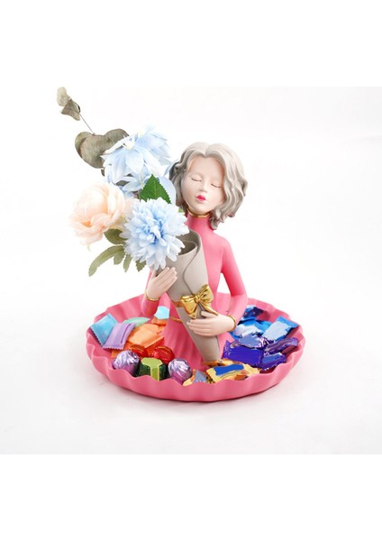 Girk Tepsisi ile Kız Heykeli Kolyeler Için Reçine Ruj Ofisi B. (Yurt Dışından) fiyatları