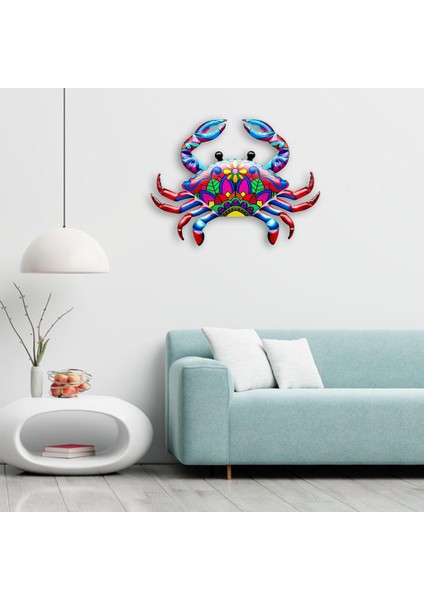 Metal Duvar Sanat Dekoru Deniz Bahçesi Yard Porch Sculpture Için Patio Red (Yurt Dışından) modelleri