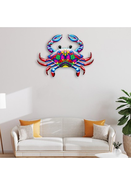 Metal Duvar Sanat Dekoru Deniz Bahçesi Yard Porch Sculpture Için Patio Red (Yurt Dışından) indirimleri