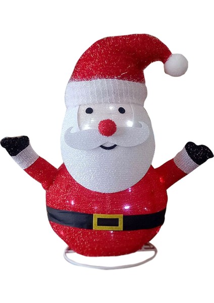 Kumaş Noel Süsleri Glow 45CM Noel Baba Bahçe Bahçesi Açık (Yurt Dışından)