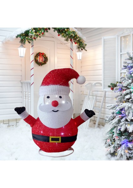 Kumaş Noel Süsleri Glow 45CM Noel Baba Bahçe Bahçesi Açık (Yurt Dışından) fiyatları