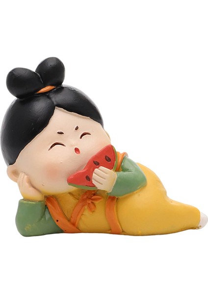 Çin Tarzı Kız Figürinler Otomatik Iç Kontrol Paneli Dekorasyonları Kek Topper Karpuz (Yurt Dışından) fiyatları