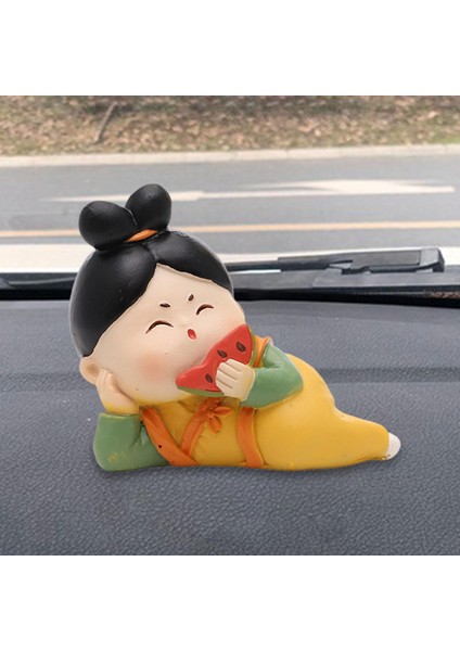 Çin Tarzı Kız Figürinler Otomatik Iç Kontrol Paneli Dekorasyonları Kek Topper Karpuz (Yurt Dışından) modelleri