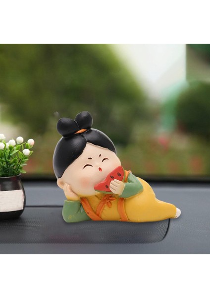Çin Tarzı Kız Figürinler Otomatik Iç Kontrol Paneli Dekorasyonları Kek Topper Karpuz (Yurt Dışından) fırsatları