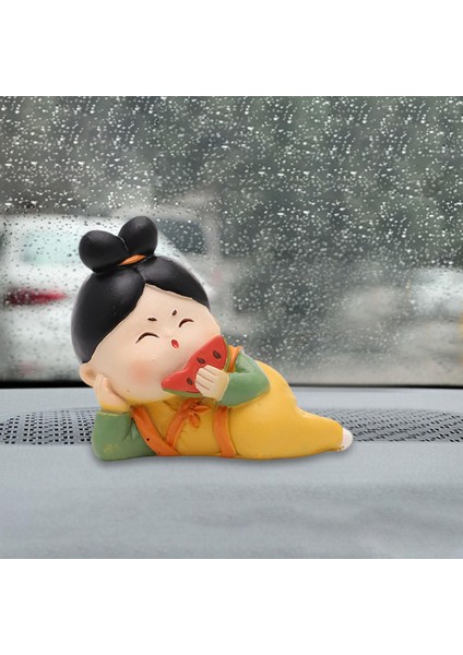 Çin Tarzı Kız Figürinler Otomatik Iç Kontrol Paneli Dekorasyonları Kek Topper Karpuz (Yurt Dışından) indirimleri