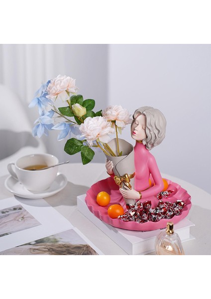 Girk Tepsisi ile Kız Heykeli Kolyeler Için Reçine Ruj Ofisi B. (Yurt Dışından) fırsatları