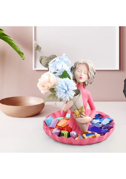 Girk Tepsisi ile Kız Heykeli Kolyeler Için Reçine Ruj Ofisi B. (Yurt Dışından) indirimleri