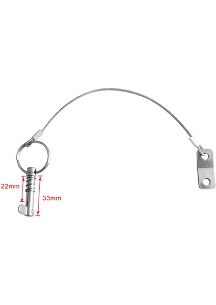 4pcs Çelik Hızlı Serbest Bırakma Pimi Kordon Tekne Bimini Üst Güverte Menteşe (Yurt Dışından) indirimleri