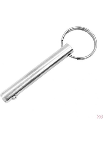 6pcs Tekne Bimini Üst Hızlı Bırakma Pin 10MM /0.39 "316 Paslanmaz Çelik (Yurt Dışından)