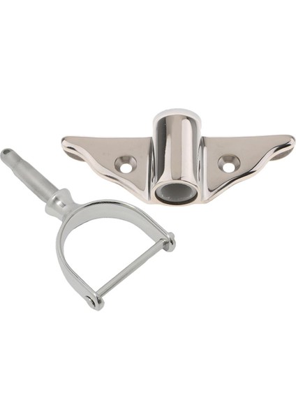Yat 1-7/8 "tekne Kayak Gümüş Için Oarlock Soketi ile Oarlock Rowlock (Yurt Dışından)