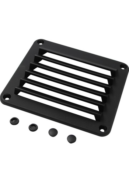 2 Adet Tekne Deniz Kamartma Havalandırma Plastik Abs Siyah 5-1/2 "x 4-7/8" (Yurt Dışından)