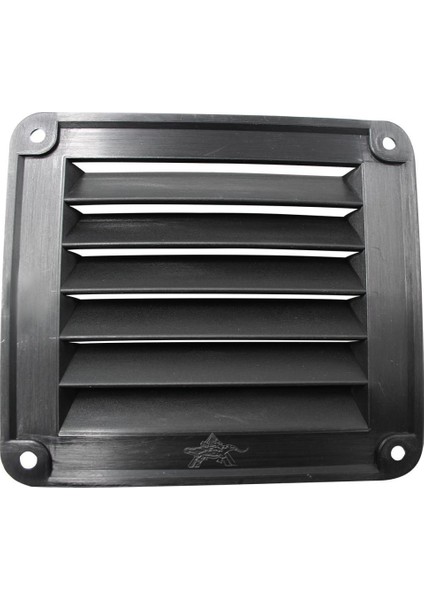 2 Adet Tekne Deniz Kamartma Havalandırma Plastik Abs Siyah 5-1/2 "x 4-7/8" (Yurt Dışından)