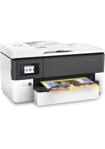 Officejet Pro 7720 Fotokopi + Faks + Tarayıcı + Wi-Fi + Airprint + A3 Yazıcı Y0S18A ve Bitmeyen Kartuş Sistemi