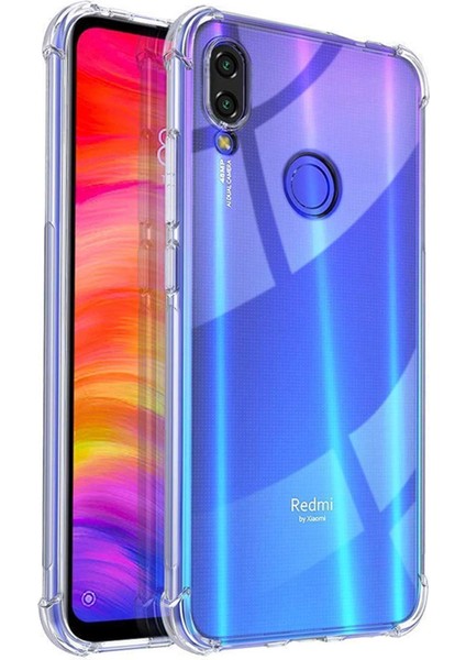 Xiaom Redmi Note 7 ile Uyumlu Kapak Şeffaf Airbag Antishock Köşe Korumalı Silikon Kılıf