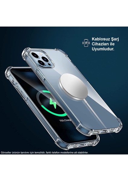 Xiaom Redmi Note 7 ile Uyumlu Kapak Şeffaf Airbag Antishock Köşe Korumalı Silikon Kılıf