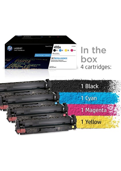410A / CF410A / CF410AQ / CF411A / CF412A / CF413A Orjinal Toner Takım /M452 / M477