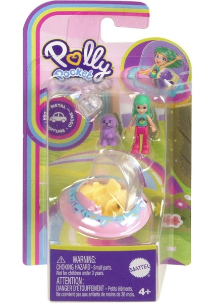 Polly Pocket'ın Muhteşem Araçları Oyun Setleri HKV55-HKV57