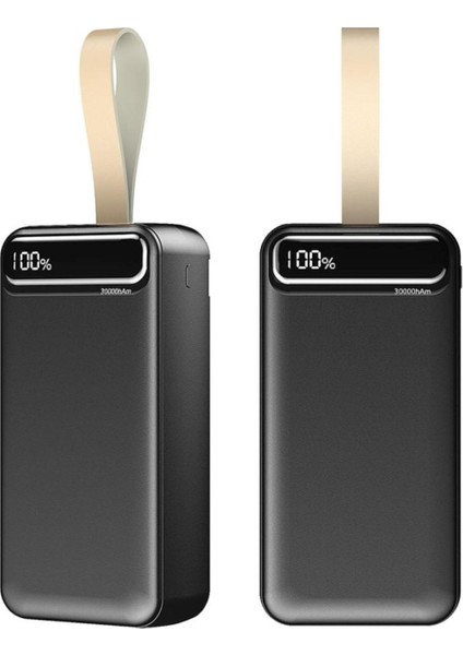 Prepare 30,000 Mah LED Aydınlatmalı Dijital Göstergeli 2xusb Çıkışlı Powerbank