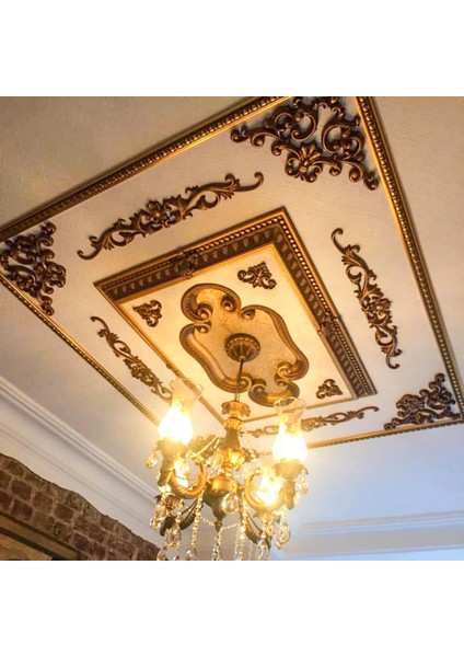 Boyanabilir Saray Tavan Motif 4 Adet 41*26 cm GBM - B24 - 4 fırsatları