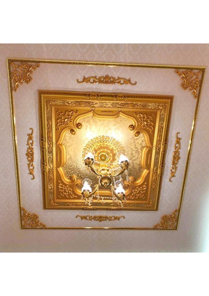 Boyanabilir Avize Göbeği Motif 4 Adet 40*40 GBM - B26 - 4 modelleri