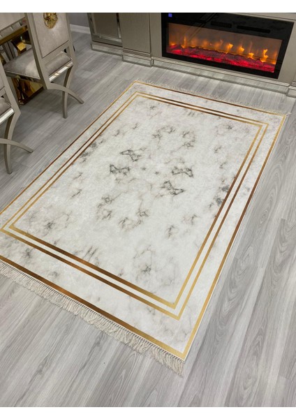 Dijital Baskı Yıkanabilir Kaymaz Taban Halı Ince Yazlık Dekoratif Salon ve Oturma Odası Halısı