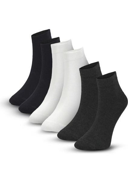 Bambu Dikişsiz Kokulu 3 Adet Erkek Kısa Konç Çorap