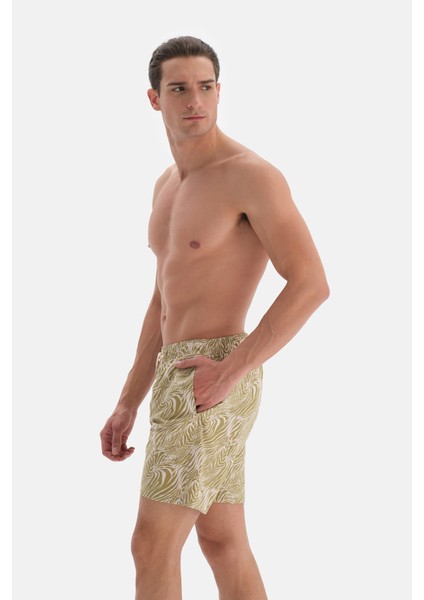 Yeşil Zebra Des. Orta Şort modelleri