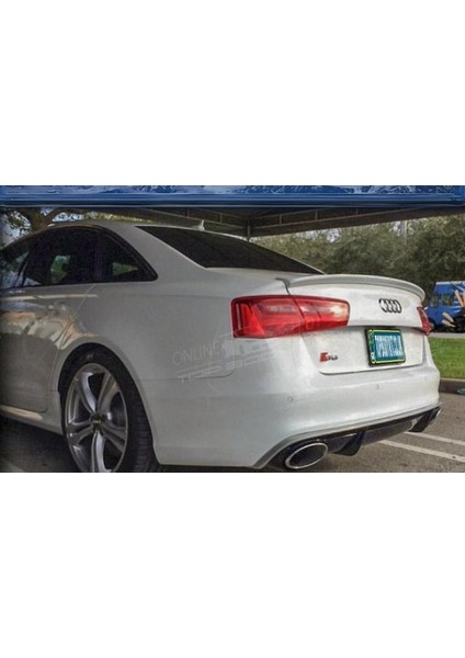 Audi A6 C7 Kasa Anatomik Spoiler Piano Black