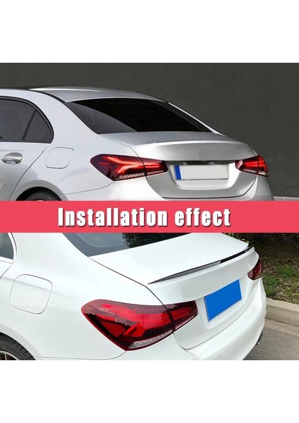 Mercedes A200L 2017+PIANO Black Spoiler
