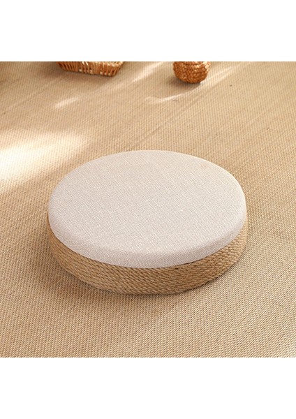 El Yapımı Yastık Pouf Zemin Pouf Mat Koltuk Pedi Oturma Odası Çayevi Dekor Beyaz (Yurt Dışından) modelleri