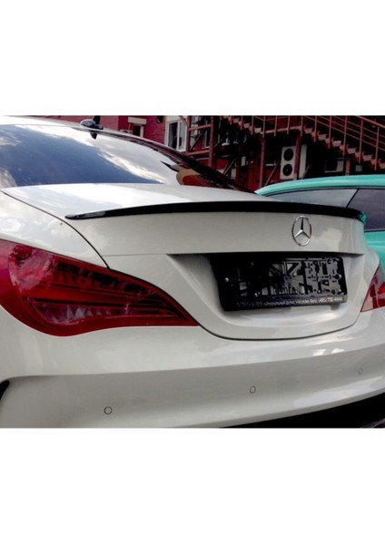 Mercedes Cla Bagaj Üstü Spoiler W117 Piano Black Boyalı modelleri