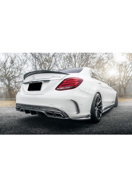 Mercedes W205 Psm Piano Black Spoiler modelleri